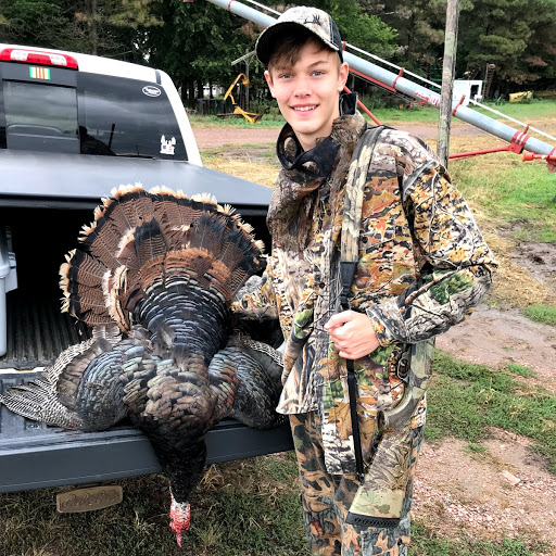 His First hunt, His First Shot and His First Turkey