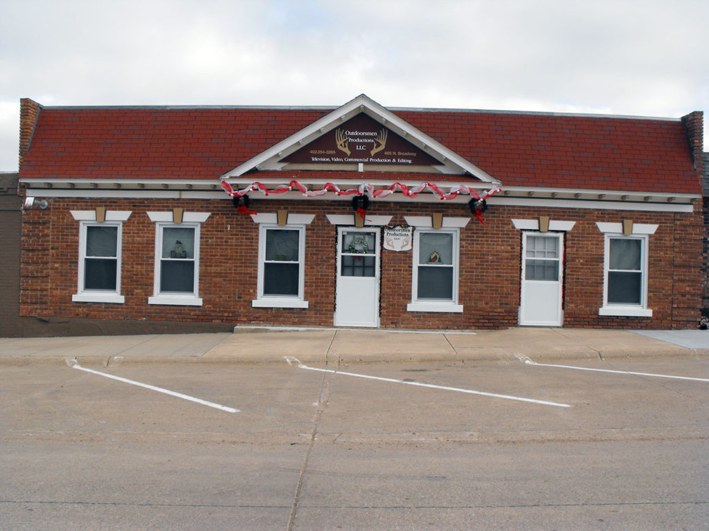 Office front of the building