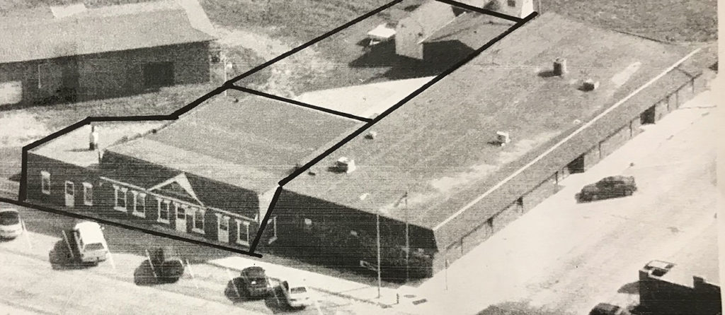 Aerial photo of Outdoorsmen Productions offices