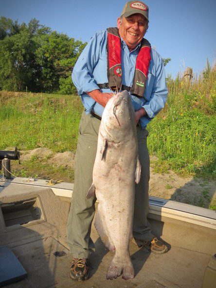 Blue Catfish, True River Monsters By gary Howey